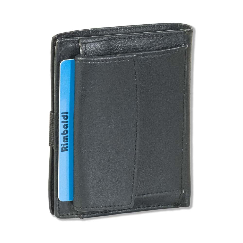 Rimbaldi® Kompakte Geldbörse mit 18 Kartentaschen Nappaleder