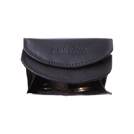 Massi Milano Extra small mini wallet genuine leather, mini edition