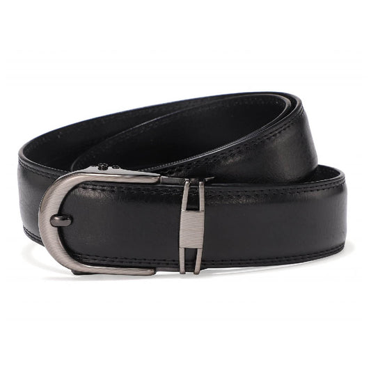 Gürtel mit Automatikschliesse Schwarz Gr. 110 cm
