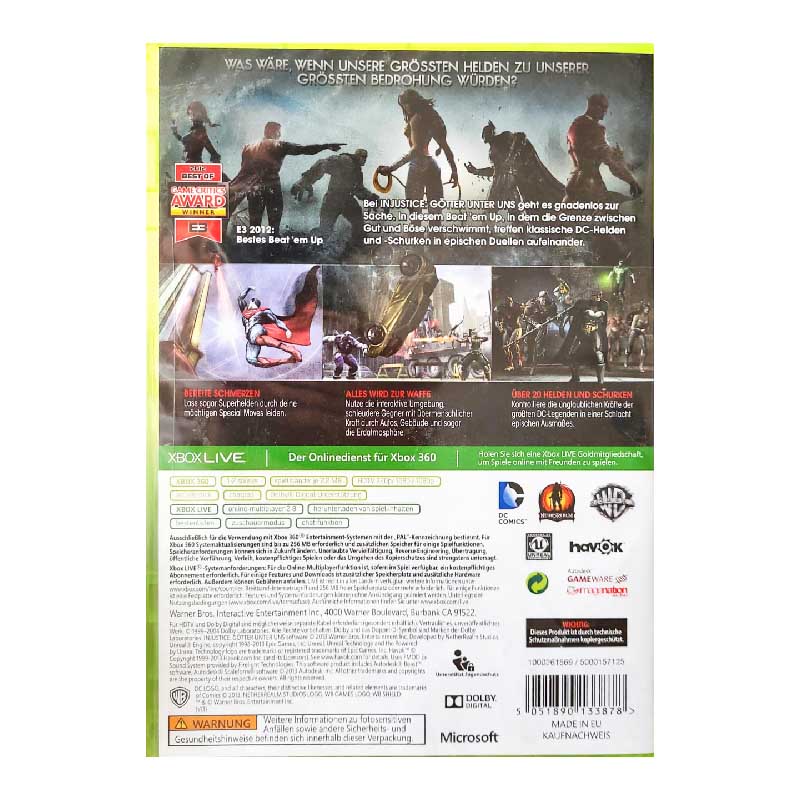 Injustice Götter unter uns XBOX 360