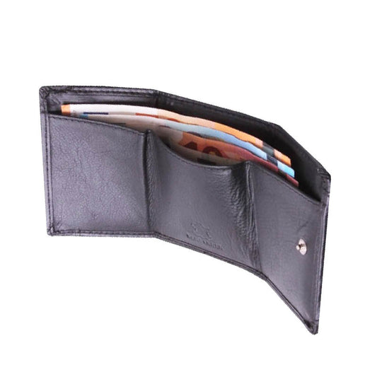 Mini Geldbörse für Herren, Damen Echt Leder Minibörse, Geldbeutel