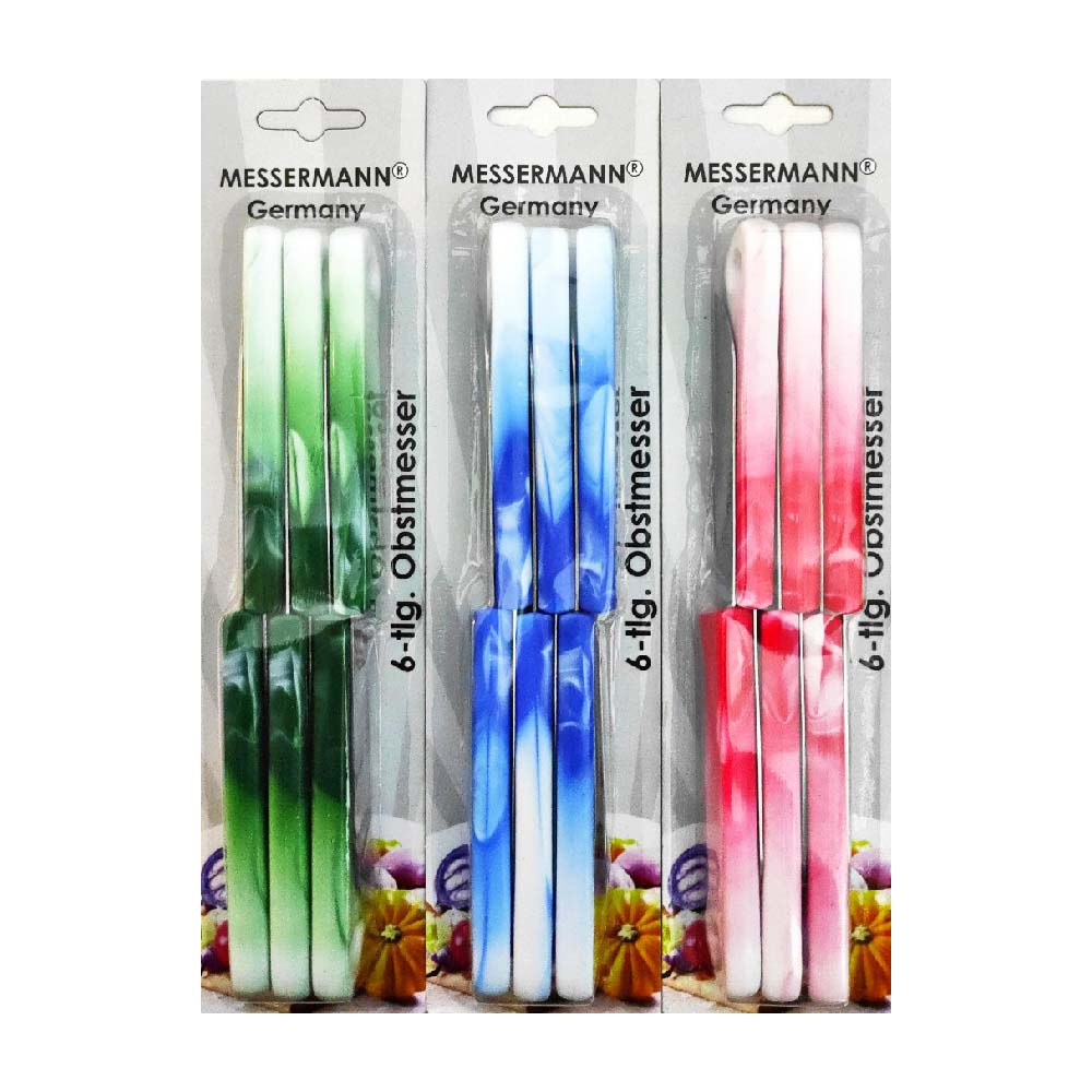 Obstmesser - Küchenmesser von Messermann Germany 6 tlg
