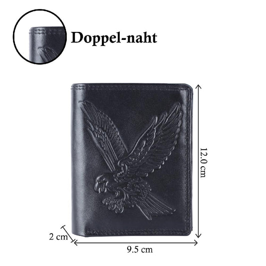 Wild Things Only Hand gemacht Geldbeutel, Portemonnaie Hochformat