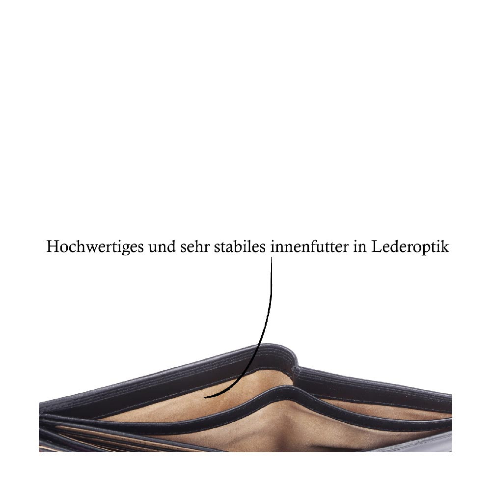 Wild Things Only Handgemacht Geldbeutel, Portemonnaie Querformat