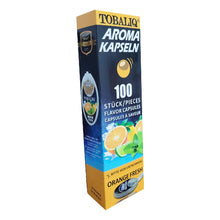 Aroma Kapseln für Zigarette Orange Fresh Geschmack 12x100= 1200 stück