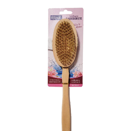 Bade Rücken Bürste aus Holz mit Handschlaufe
