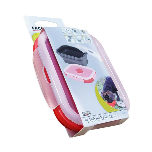 Ciotola per alimenti per animali Fackelmann con coperchio, ciotola pieghevole per cani, ciotola per gatti