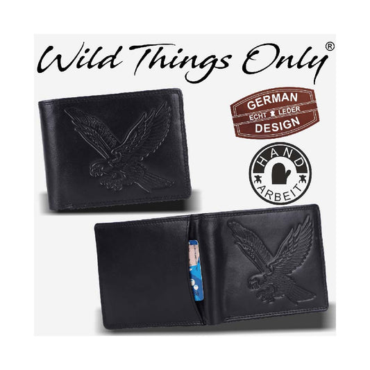 Wild Things Only Handgemacht Geldbeutel, Portemonnaie Querformat