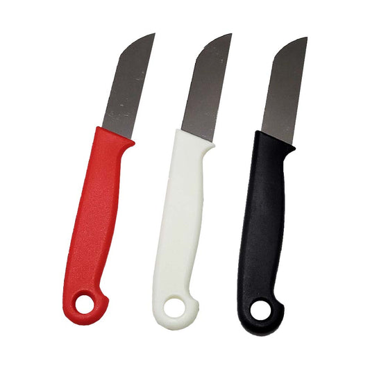 Küchenmesser Obstmesser Schälmesser glatte Klinge 3er pack 16cm