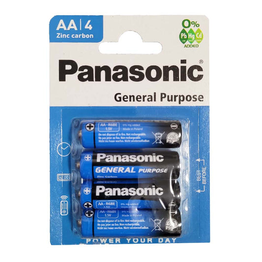 Panasonic AA Mignon General Purpose R6 Batterien 4er