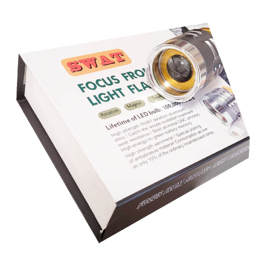 Cree-LED Taschenlampe aus Edelstahl 22 cm