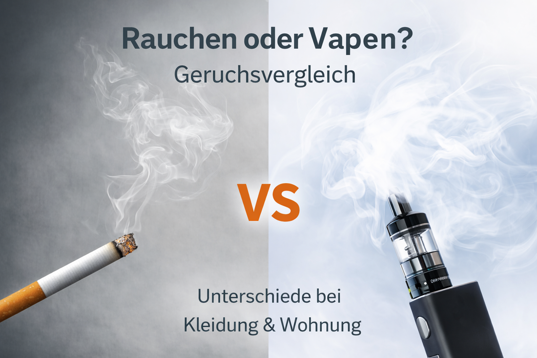 Vergleich Rauchen vs Vapen – Riecht eine E-Zigarette in Wohnung und Kleidung weniger als Zigarettenrauch?