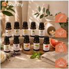 Ruhhy 10 Duftöl Set 10x15 ml ätherische Öle für Diffusor und Luftbefeuchter in eleganter Samtbox – Bild 5
