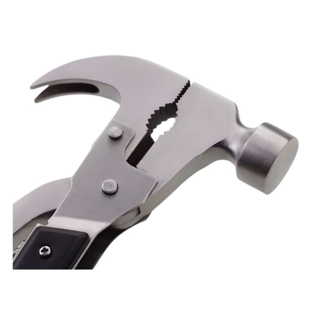18-in-1 Multifunktionshammer Multitool mit Zange, Säge, Messer und Schraubendreher für Camping und Heimwerk – Bild 3