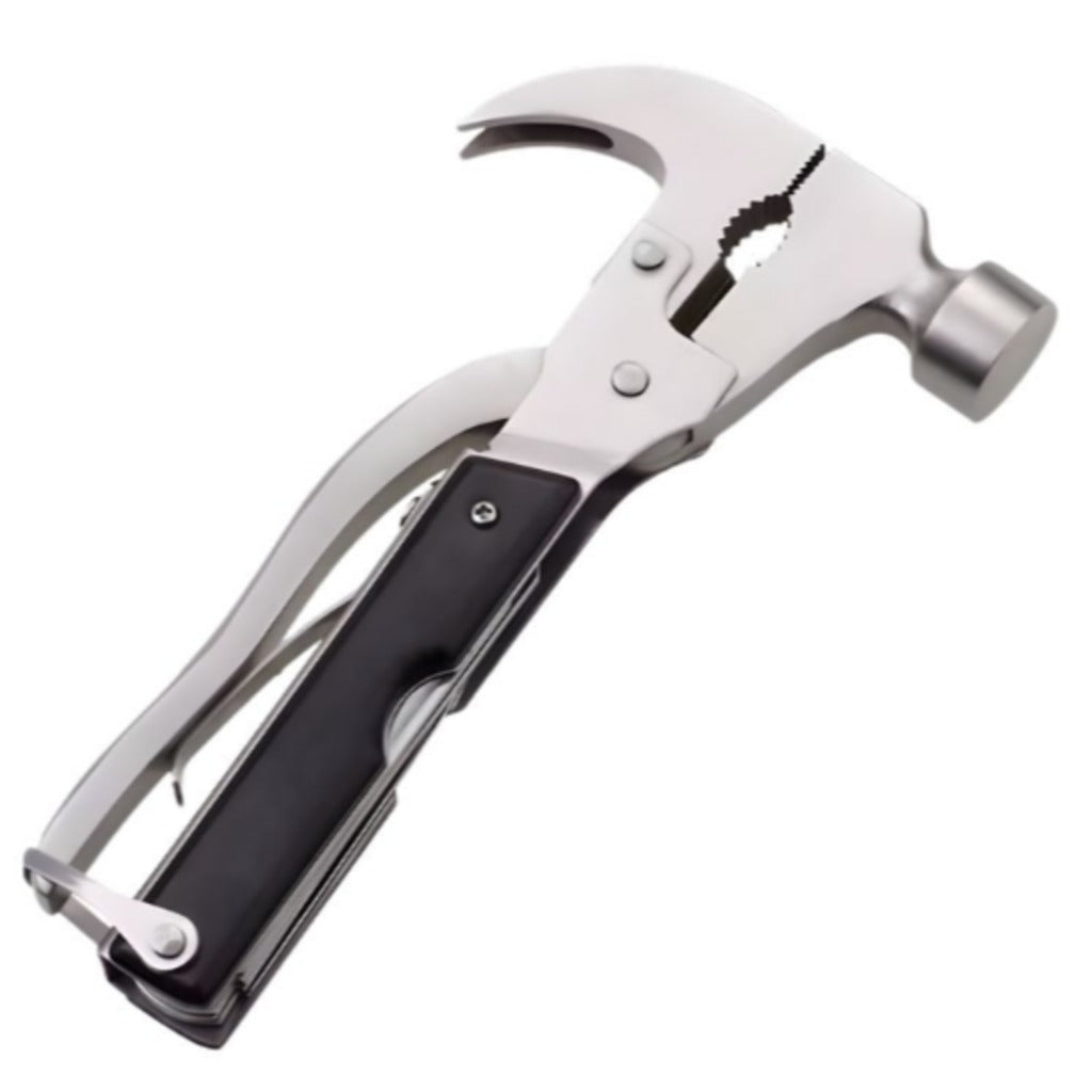 18-in-1 Multifunktionshammer Multitool mit Zange, Säge, Messer und Schraubendreher für Camping und Heimwerk – Bild 5