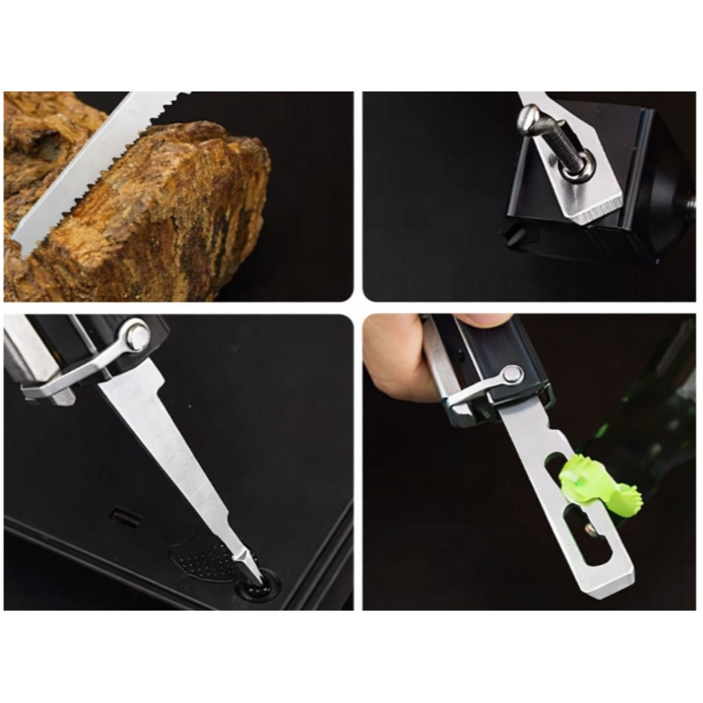 18-in-1 Multifunktionshammer Multitool mit Zange, Säge, Messer und Schraubendreher für Camping und Heimwerk – Bild 6