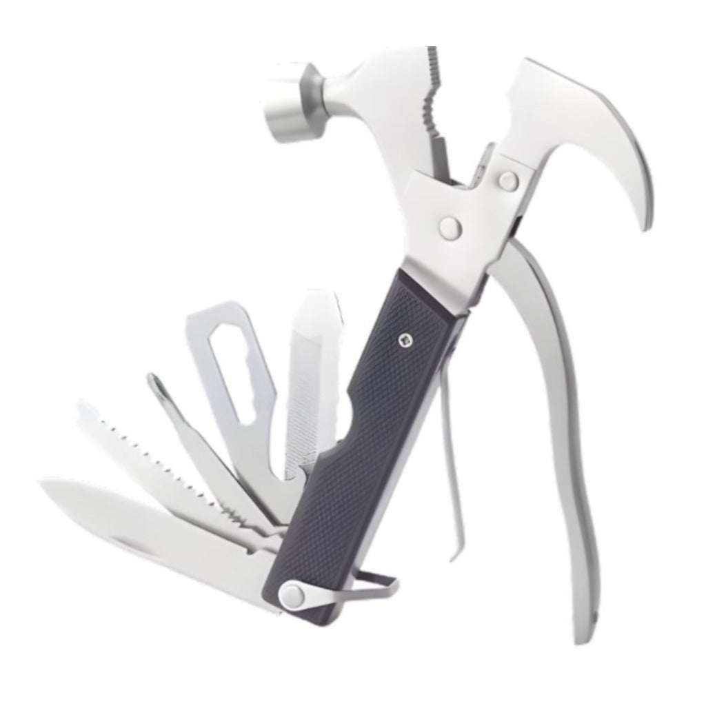 18-in-1 Multifunktionshammer Multitool mit Zange, Säge, Messer und Schraubendreher für Camping und Heimwerk – Bild 7