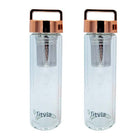 Fitvia Thermo Bottle Flasche mit Teesieb Fittea Rose Gold