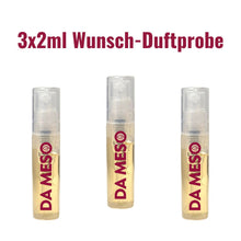 3x5ml Wunsch-Duftprobe Orientalische Düfte & Da Meso-Kollektion mit Parfümzerstäuber