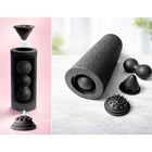 5-in-1 Faszienrollen Set mit Faszienrolle 37cm, Duoball, Massageball und Kegel aus EPP-Schaumstoff schwarz – Bild 5