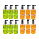 Abbott & Broome Hand Wash, Handseife, Handwaschgel 6x Tigergras & Ginkgo 6x Pfirsich-Granatapfel