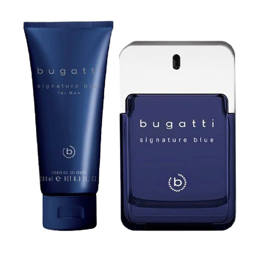 bugatti Geschenkset Signature Blue 100 ml EDT 200ml SG