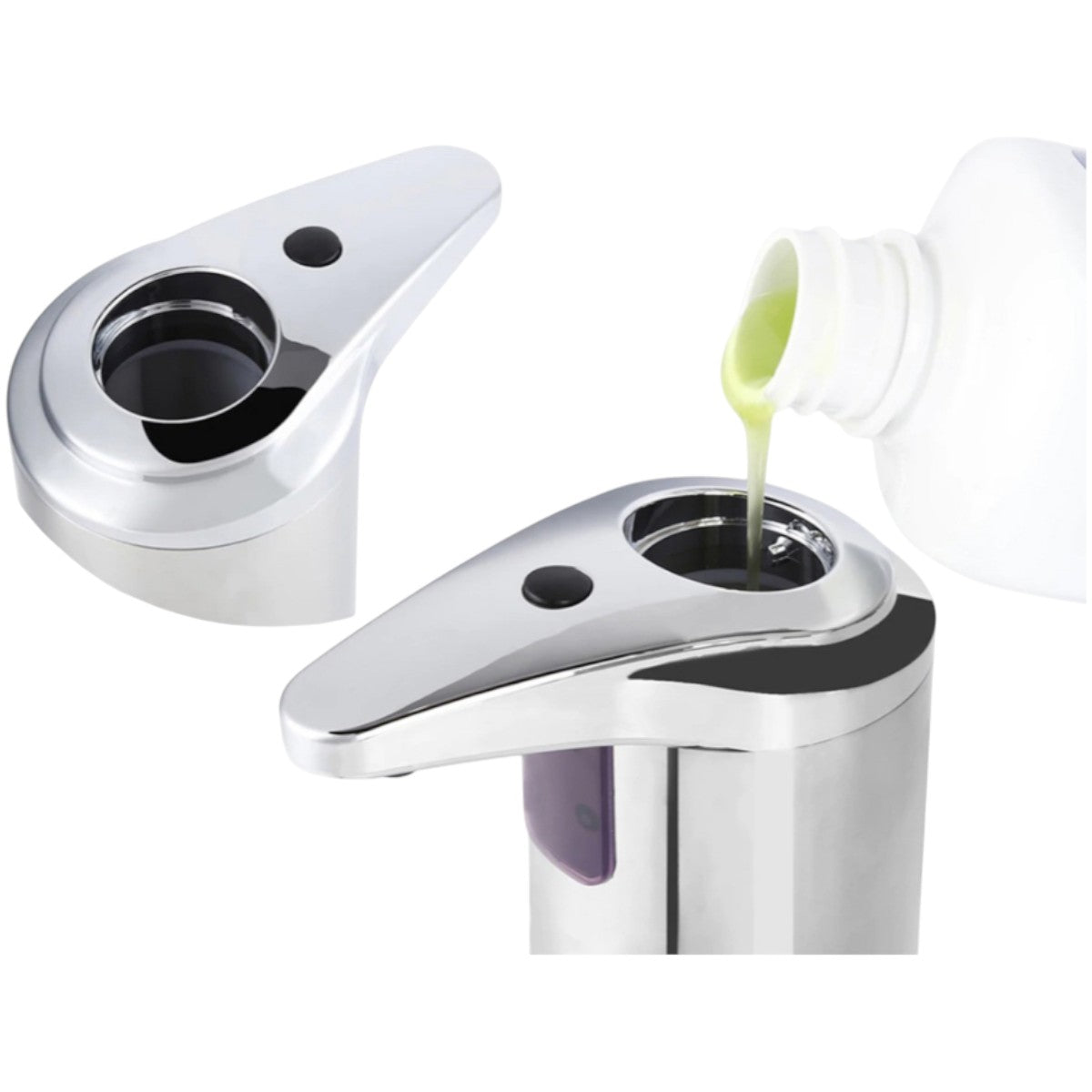 Berührungsloser Automatischer Flüssigseifenspender mit Bewegungssensor Silber