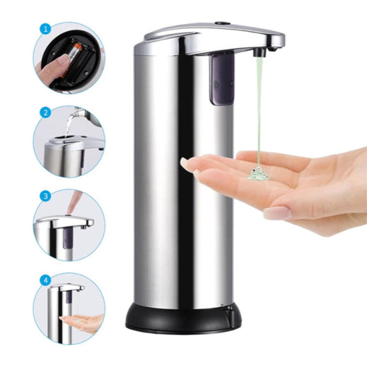Berührungsloser Automatischer Flüssigseifenspender mit Bewegungssensor Silber