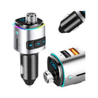 Bluetooth Auto Adapter FM Transmitter – USB Schnellladegerät, LED