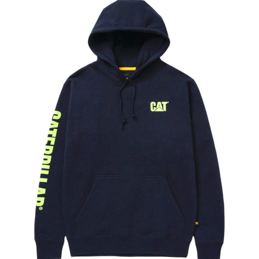 CAT Trademark Banner Sweatshirt Hoodie Pullover mit Kapuze Gr. XL