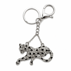 Strass Leopard Schlüsselanhänger Glitzer Taschenanhänger Damen mit Strass-Steinen