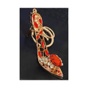 Schlüsselanhänger Schlüsselbund High Heels Design mit Strass
