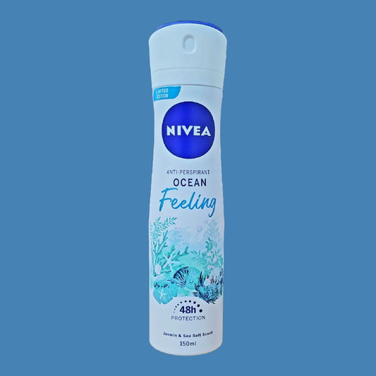 NIVEA Ocean Feeling Anti Transpirant - Deo Spray Jasmin & Sea Salt Scent 150 ml