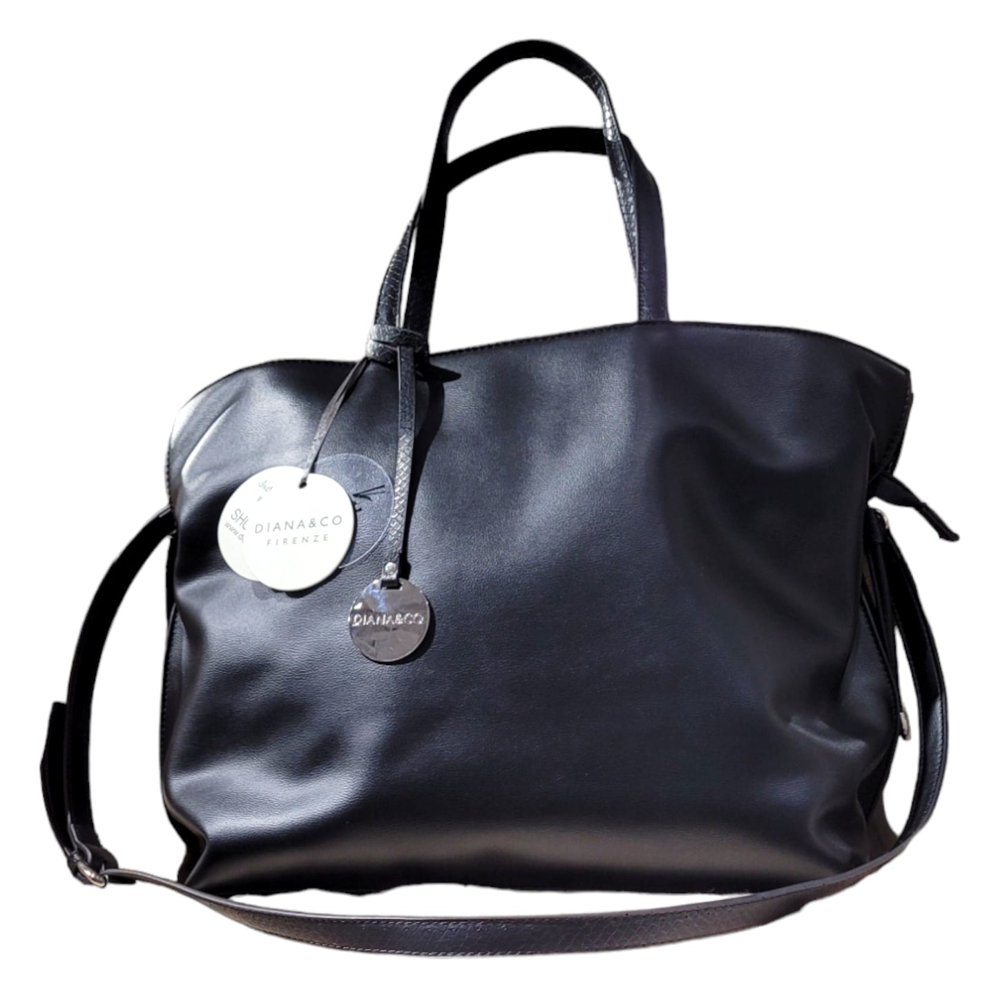 Diana & Co Firenze Handtasche, Shopper Tasche Schwarz