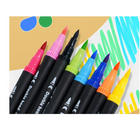 Dual Brush Marker 100 Farben Doppelseitige Aquarellstifte Set mit Etui