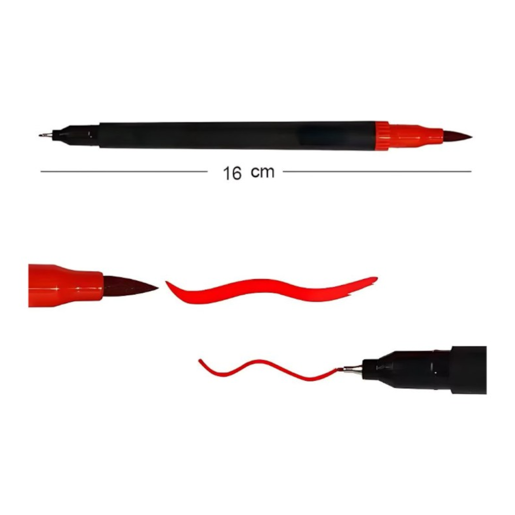 Dual Brush Marker 100 Farben Doppelseitige Aquarellstifte Set mit Etui