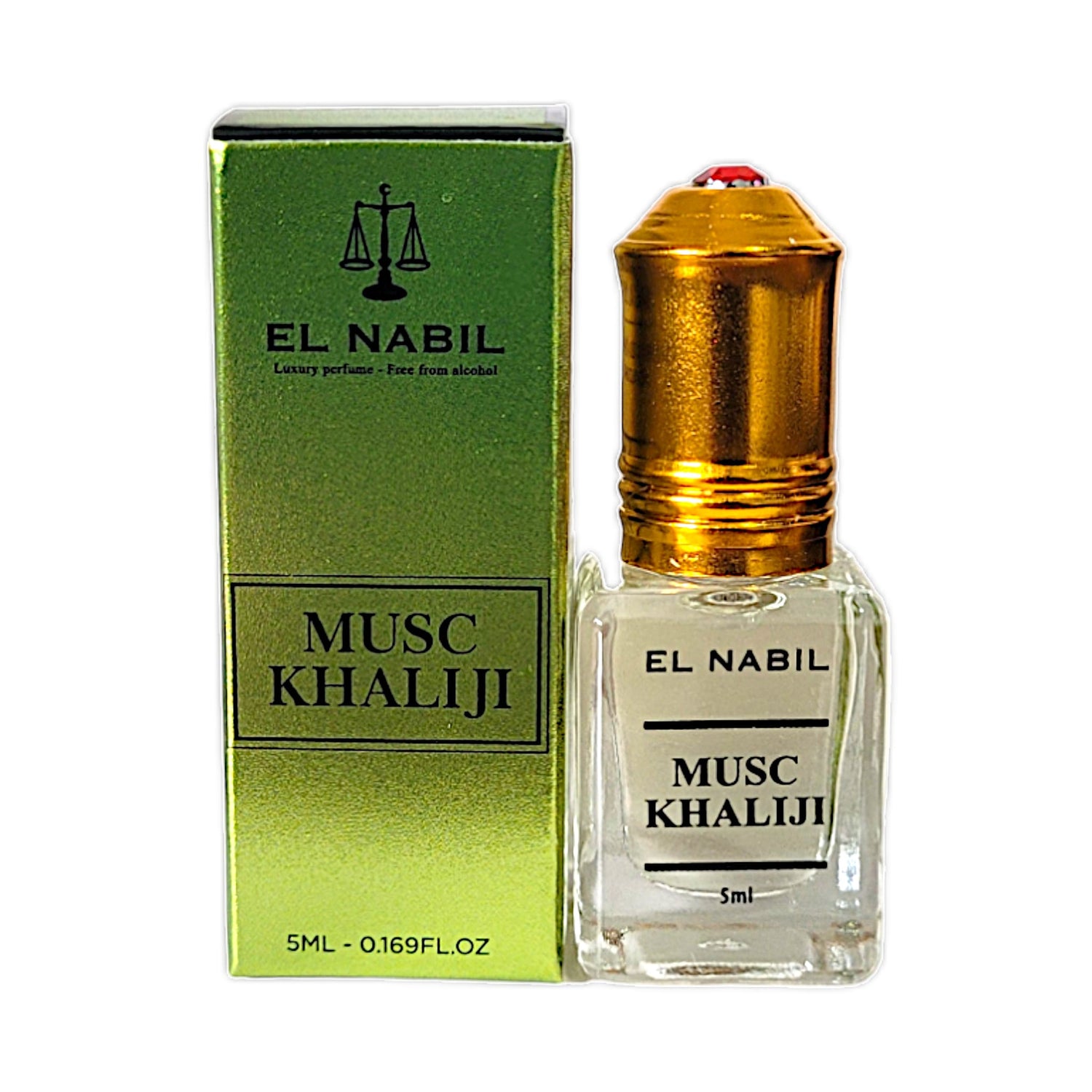 El Nabil Musc KHALIJI Parfümöl mit Roll-On-Applikator 5 ml