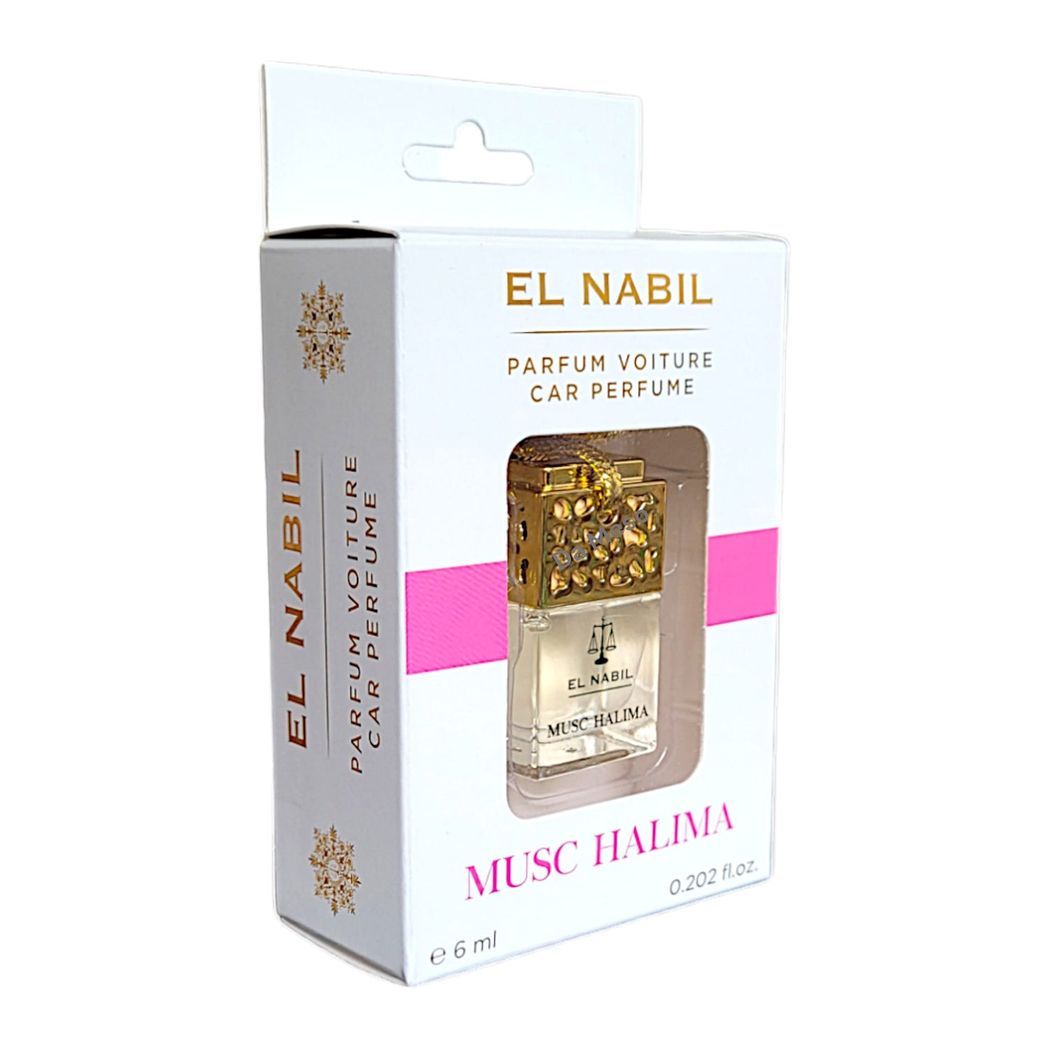 El Nabil Autoduft Edel Lufterfrischer Auto Parfum mit Holz 6 ml