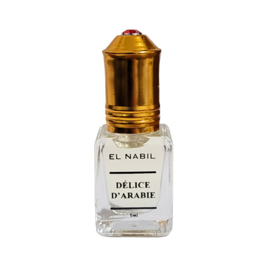 El Nabil Musc Délice D´Arabie, Arabisches Parfum Öl mit Roll-On-Applikator 5 ml