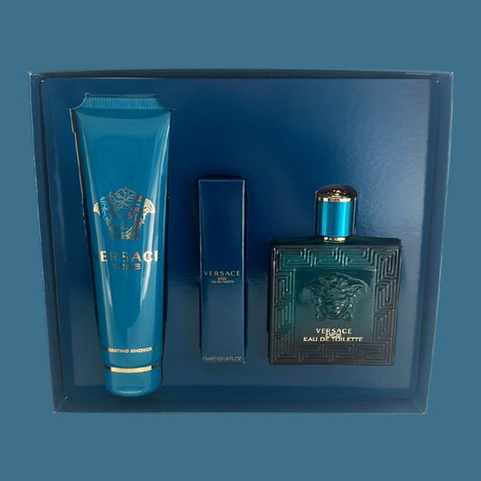 Versace Eros Set EDT 100ml + EDT 10ml + SG 150ml 