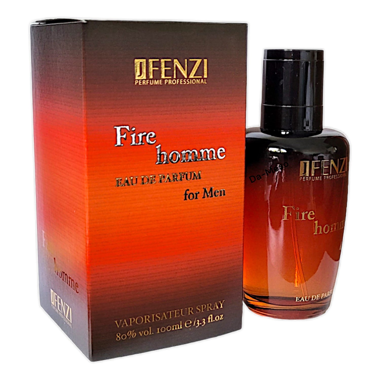 JFenzi Fire Homme Eau de Parfum für Herren 100 ml