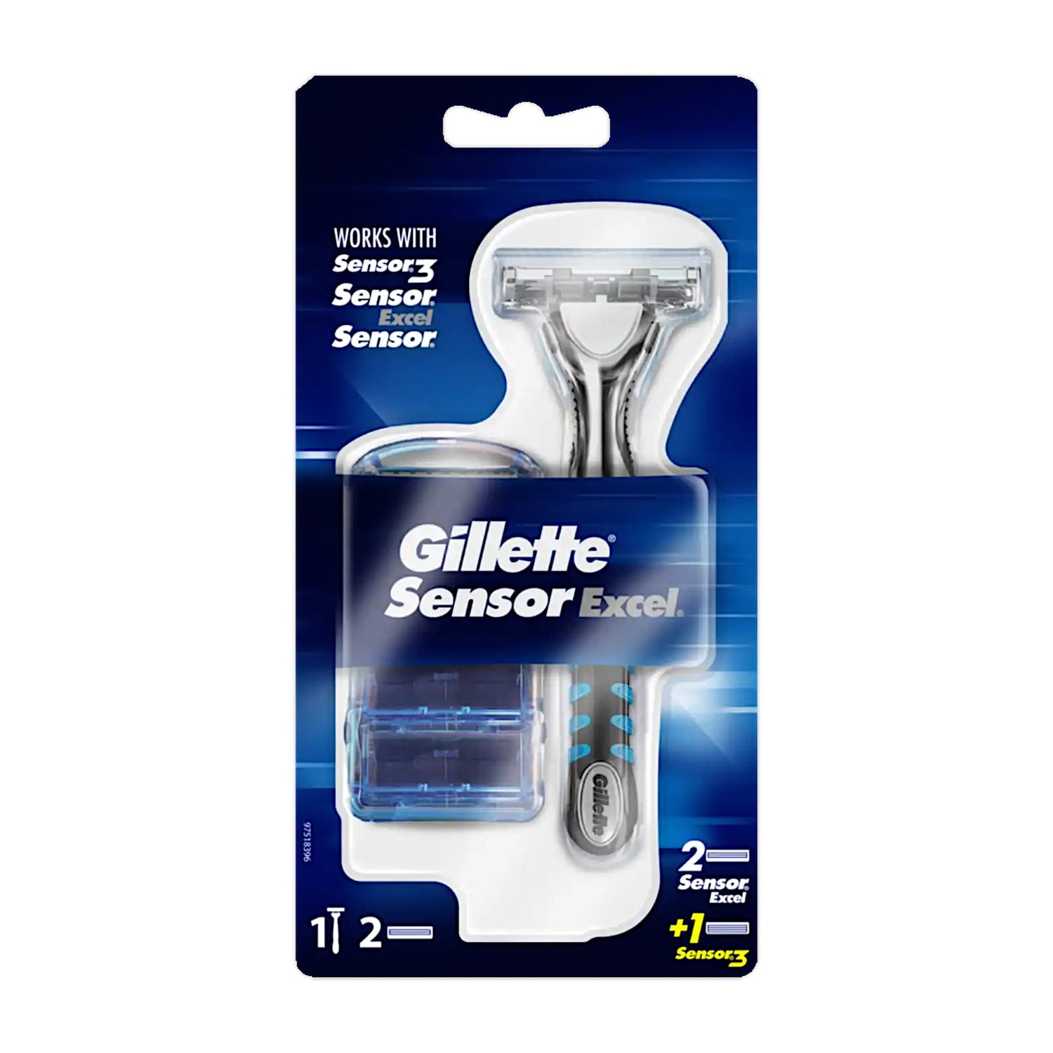 Gillette Sensor3 Excel Rasierer Rasierapparat - 1 Stück