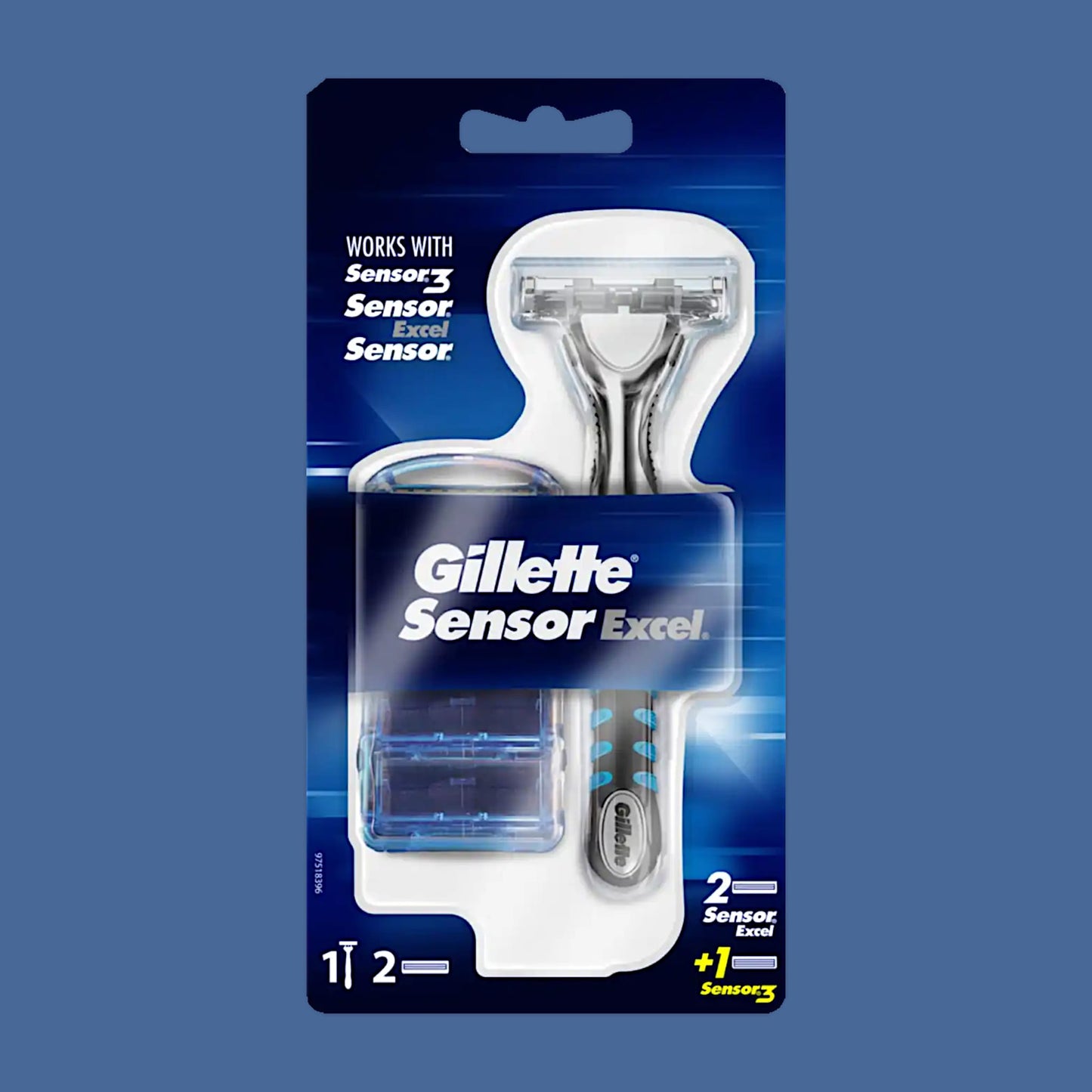 Gillette Sensor3 Excel Rasierer Rasierapparat - 1 Stück