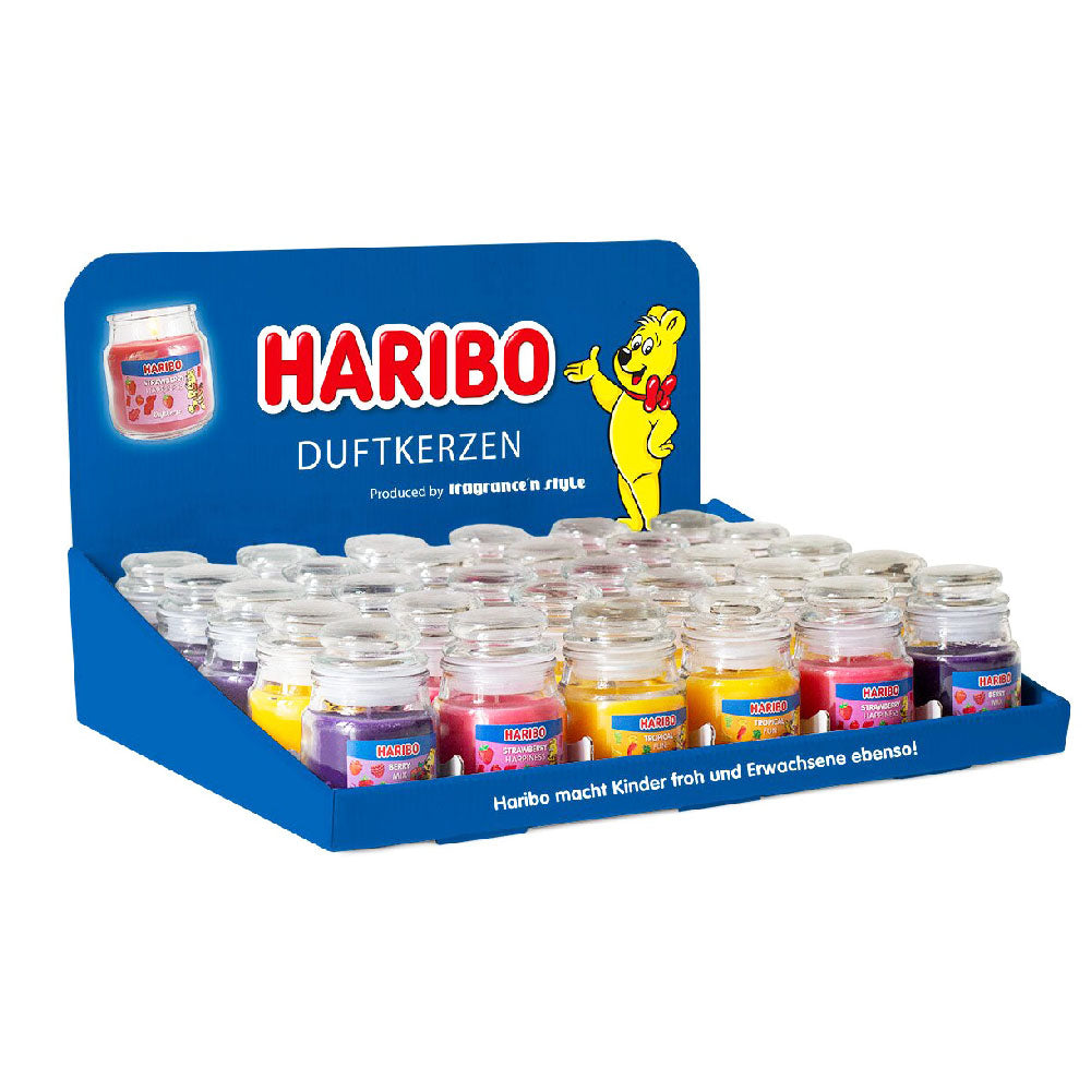 Haribo All Year Duftkerze 30 x 85g Thekendisplay 5 sorten 