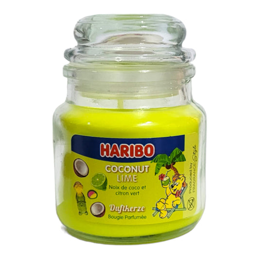 Haribo All Year Duftkerze Coconut Lime 85g