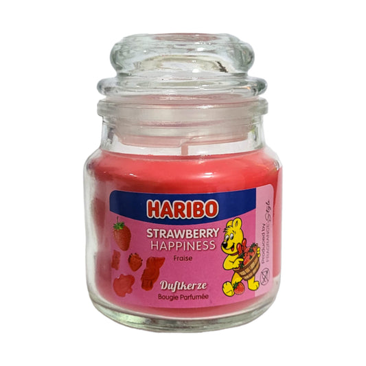 Haribo All Year Duftkerze Strawberry Happiness 85g