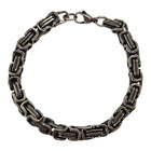Herrenarmband aus Edelstahl – Massives Kettendesign Schwarz