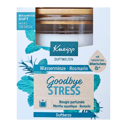 Kneipp Duftkerze No. 5 Goodbye Stress Wasserminze Rosmarin 145g