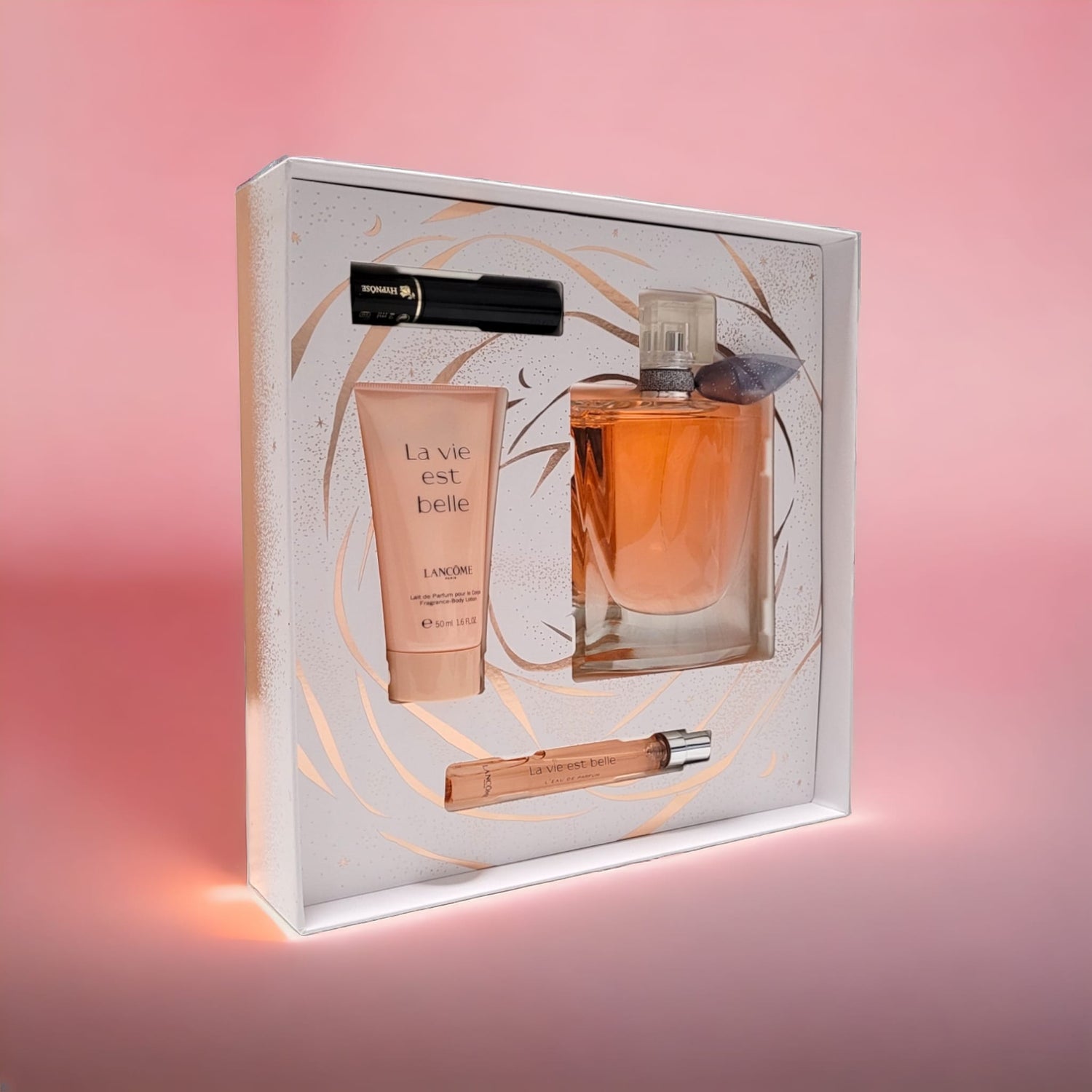 LANCÔME La vie est belle Set 100 ml EDP +10 ml EDP + 50 ml BL + Mascar – Da Meso