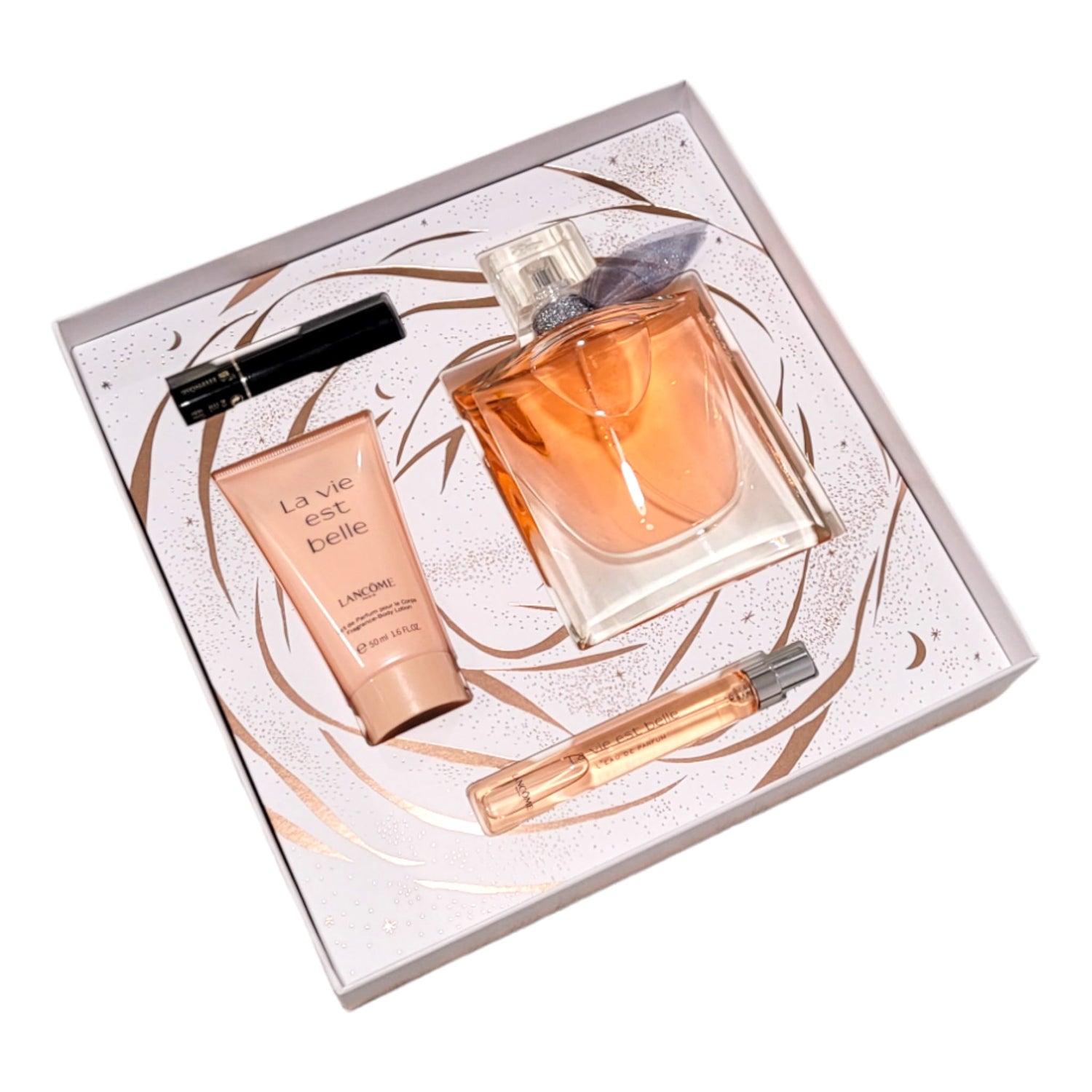 LANCÔME La vie est belle Set 100 ml EDP +10 ml EDP + 50 ml BL + Mascara